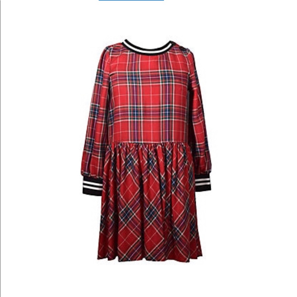 Bonnie jeans girl check dress size 7